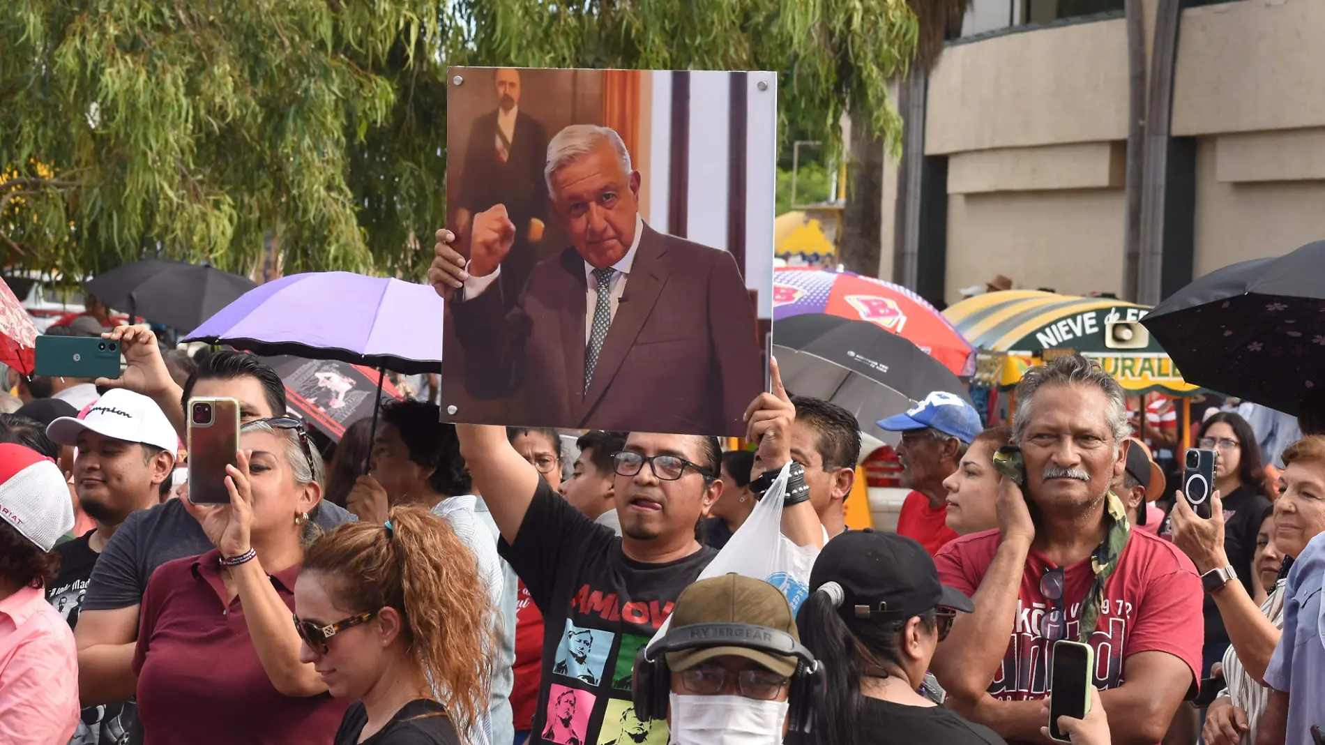 Los manifestantes se han apostado en la entrada del Puente Internacional Matamoros-Brownsville